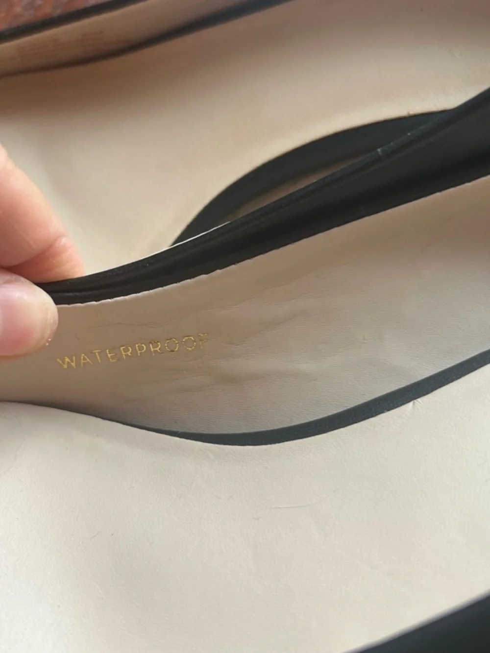 Cole Haan Black Pointed-Toe Kitten Heel Pumps